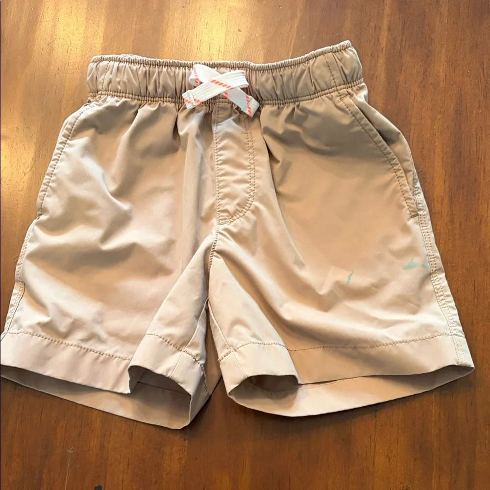 Crewcuts Boy’s Tech Performance Shorts in Sage, Navy, Khaki, and Light Gray - Picture 7 of 10